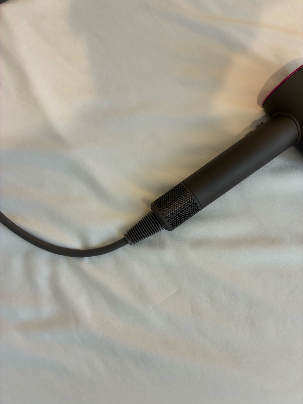 Dyson Supersonic Hair Dryer in Gray with Pink Trim - Picture 8 of 8